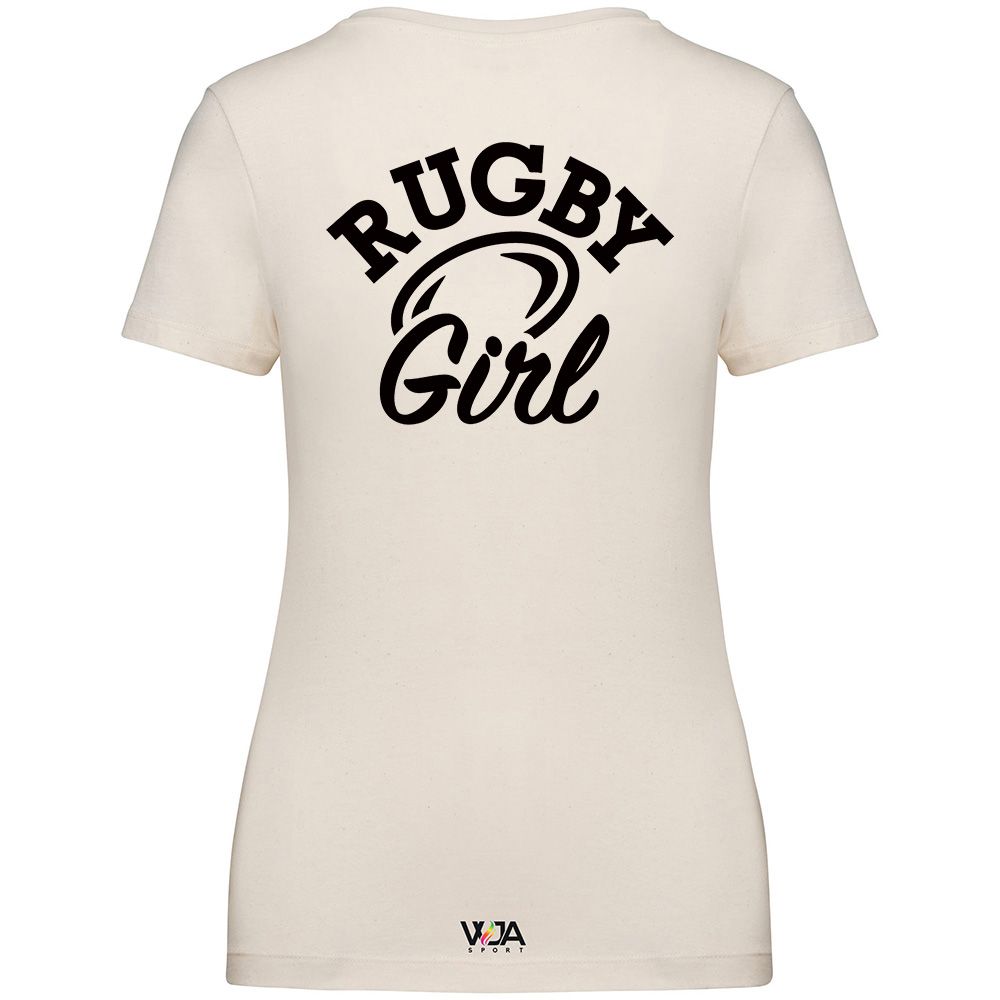 Tee-shirt Rugby Girl Dos 